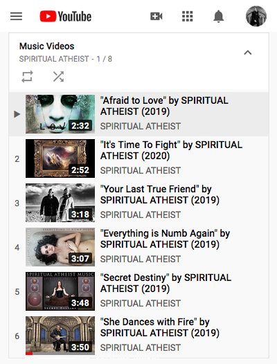 SPIRITUAL ATHEIST VIDEOS